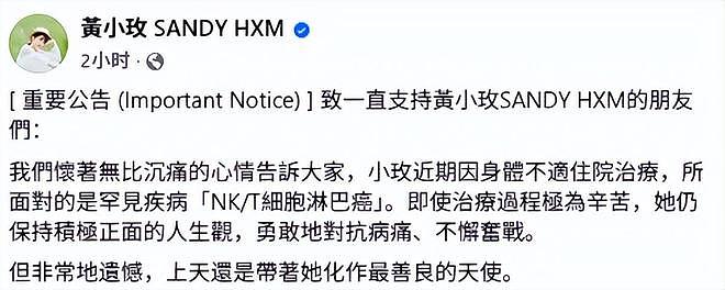 34岁台湾歌手黄小玫因罕见病猝逝,团队证实:治疗过程极为辛苦(组图) - 2