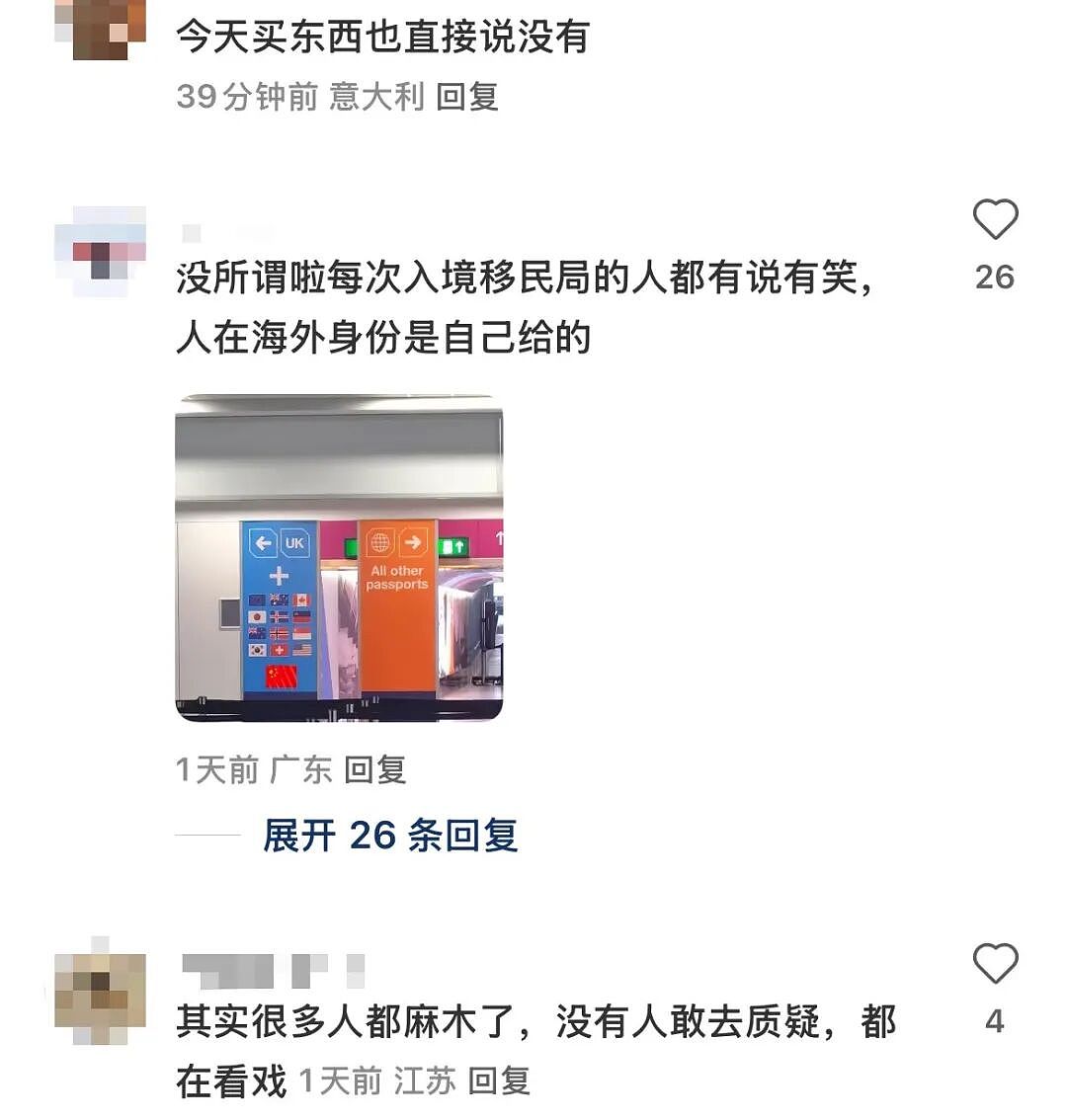 中国旅客入境排长队2小时，华人大爷怒问海关：凭什么我们“单列”排队？（组图） - 12