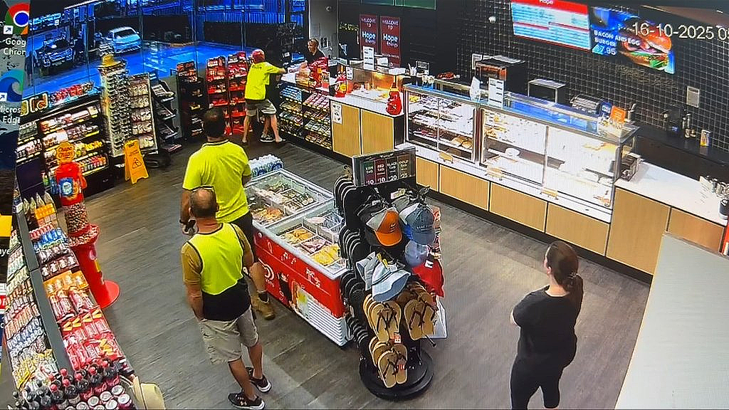 昆州加油站突发抢劫案，tradie见义勇为徒手擒贼！被赞英雄，店员：下次来免单（组图） - 2