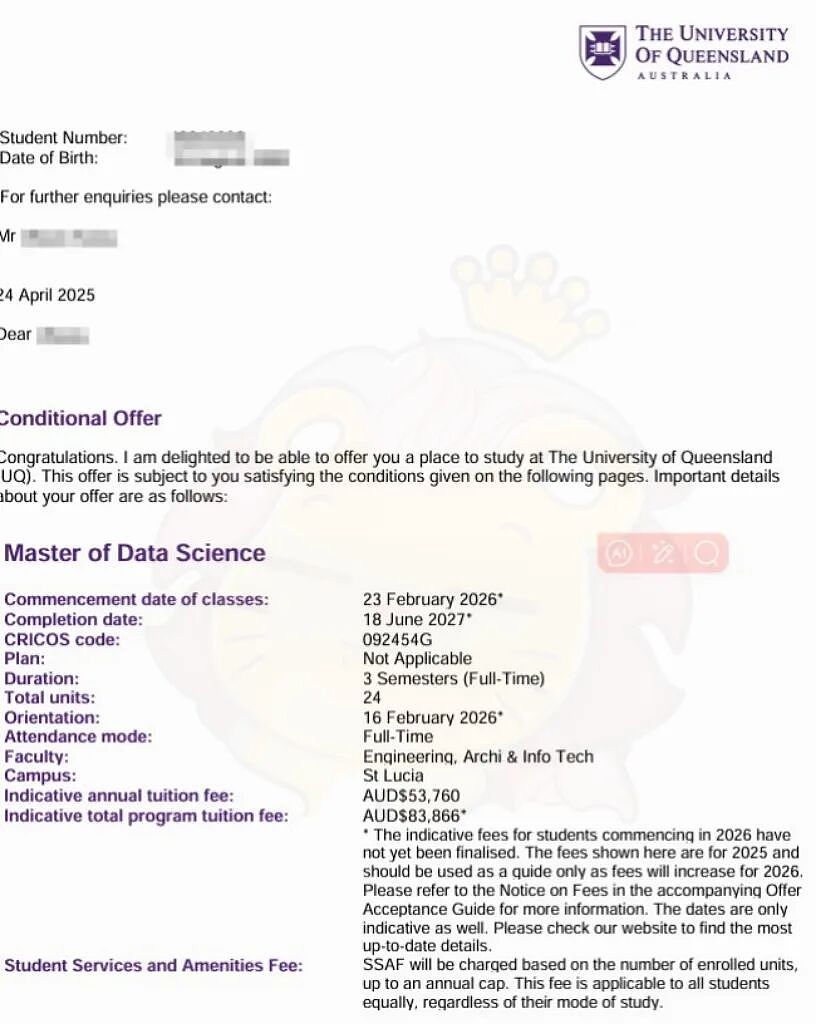 【留学申请】双非拿下新南一年制IT硕士,立省50W(组图) - 3