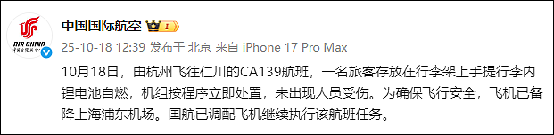 杭州飞韩国航班空中起火，紧急备降上海浦东机场，“整个客舱都是烟”，官方最新通报（视频/组图） - 3