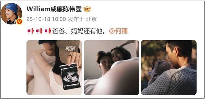 陈伟霆何穗突然公开结婚生子，疑为公司冲喜！传英皇负债166亿（组图） - 2