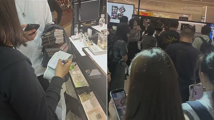 买不到南韩免税香奈儿，中国大妈们围店威胁“发到小红书”（组图） - 1