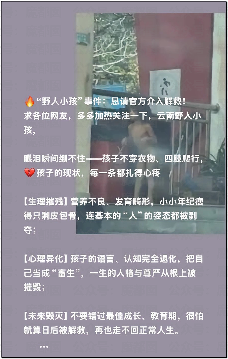 全网震怒！强制不给穿衣、狗一样爬行乞食！野人小孩事件爆议（组图） - 50