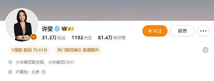 定了!85后“美女经理”魏思琪接替王腾,出任小米中国区市场部总经理!王腾:在考虑创业项目(组图) - 1