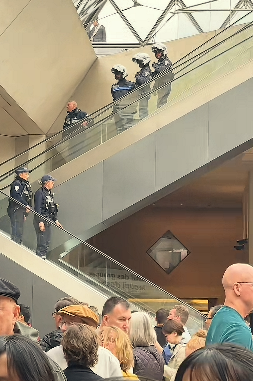 震惊全球!卢浮宫遭抢劫!嫌犯7分钟劫走9件珠宝,利用升降吊篮进入,摩托车接应...(组图) - 9