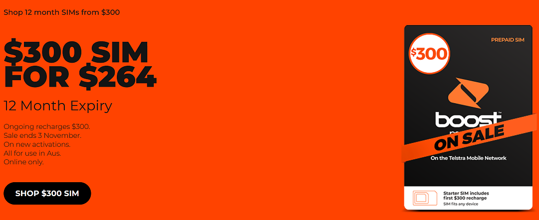 抓紧！【Boost Mobile】手机预付卡最新特卖（组图） - 1