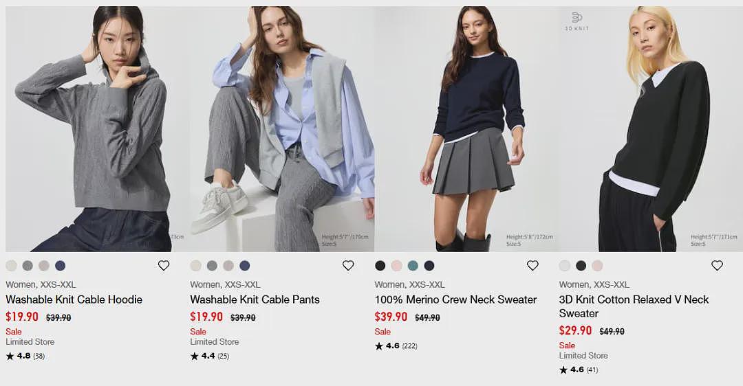 澳洲优衣库大放血！T恤$9.9起，卫衣、牛仔裤$19.9起（组图） - 13