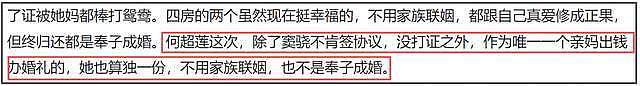 反转！曝何超莲婚礼是亲妈出钱，窦骁不愿签婚前协议，所以没领证（组图） - 13