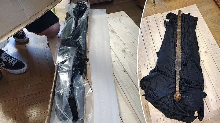 钓鱼佬河边挖蚯蚓，挖出来1000年前埋藏宝藏！果然除了鱼，钓鱼佬啥都能钓到...（组图） - 4