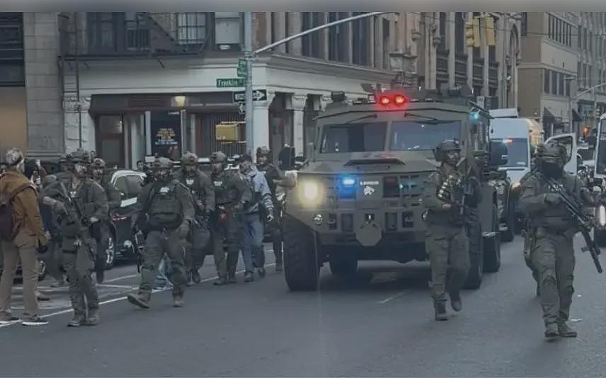 移民局突袭华人区，荷枪实弹+装甲车！当街抓人，现场一片混乱（组图） - 2