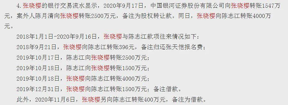富商陈志江被“限消”，前妻分走一半股权，已套现5.6亿元！离婚后两人仍有大额资金往来，女方还操纵股价（组图） - 3