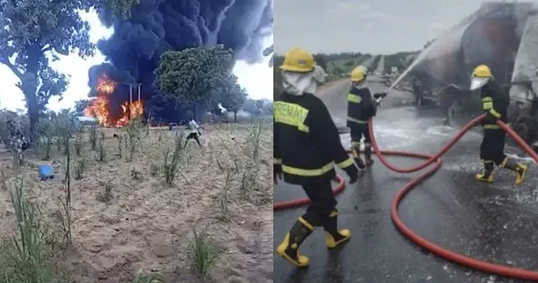 42死50伤！油罐车翻覆，村民捡油引发大爆炸！满地焦尸，惨不忍睹（视频/组图） - 1