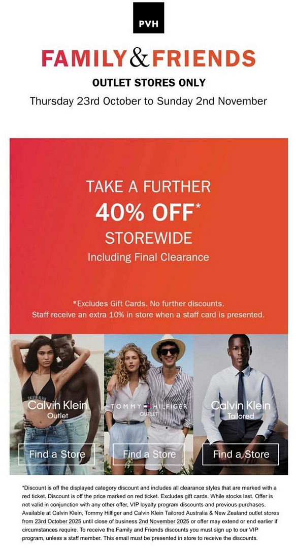 新一轮搏命! CK 和 Tommy Hilfiger 服饰折上再6折(组图) - 1