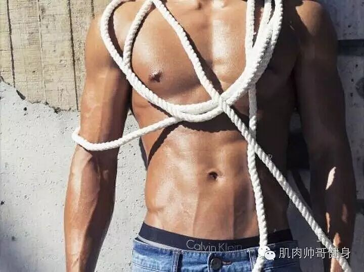 【帅哥】人鱼线肌肉帅哥,健身带来的魅力,今天你健身了吗(组图) - 7