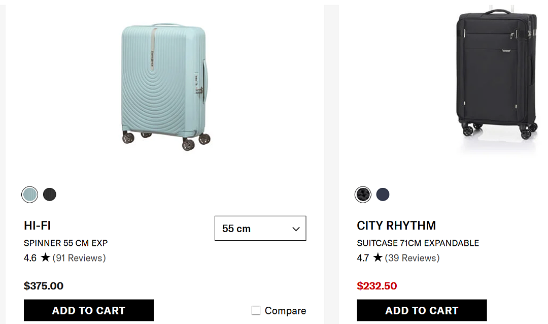 划算！【Samsonite 新秀丽】箱包季中最新特卖 + 折上折 + 送50刀（组图） - 1