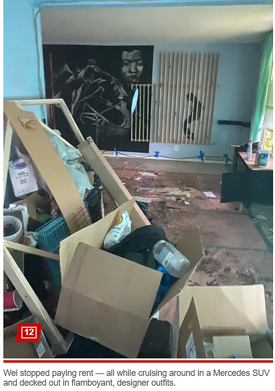 纽约华女留裸体自画像愁坏房东,拖欠房租非法赌博成麻烦制造者(组图) - 4