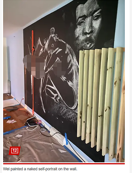 纽约华女留裸体自画像愁坏房东,拖欠房租非法赌博成麻烦制造者(组图) - 2