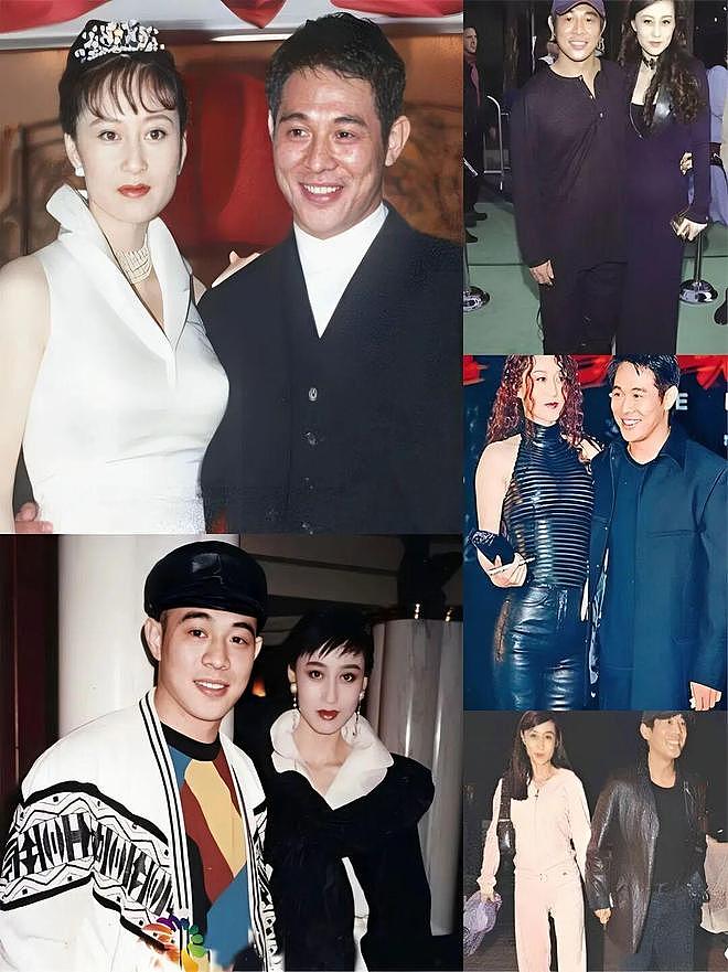 利智和李连杰合影，一个合不拢嘴，一个一脸苦相（组图） - 1