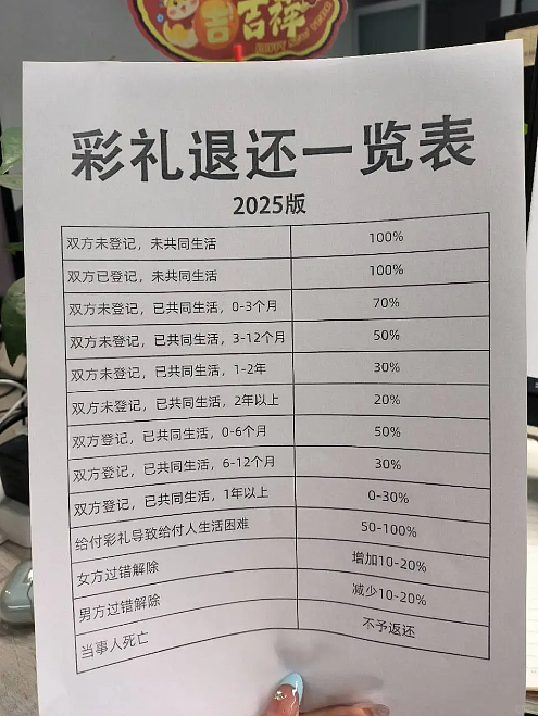 江西女生收60万彩礼后分手净赚11万,看完本人的退还价目单网友破防…(组图) - 9