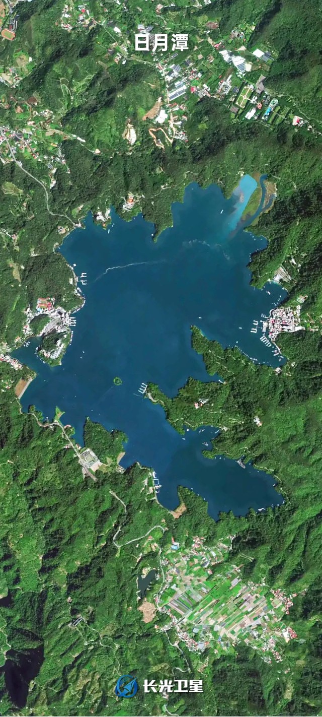 吉林一号公开多张台湾高清卫星图,台北市建筑物一清二楚(组图) - 2