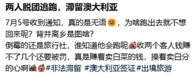 太丢人！20人来澳洲旅游，刚落地就“消失”了！澳洲华人热议：要不要举报黑民同胞？（组图） - 7