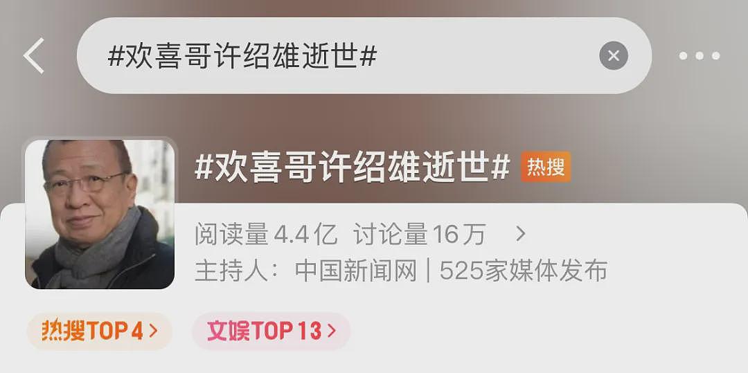 欢喜哥许绍雄去世，背后隐藏的家世令人惊叹（组图） - 1