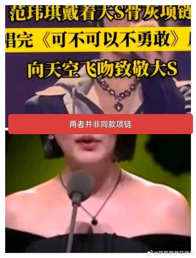 范玮琪向天空飞吻致敬大S,网友澄清所戴非大S骨灰项链(组图) - 10