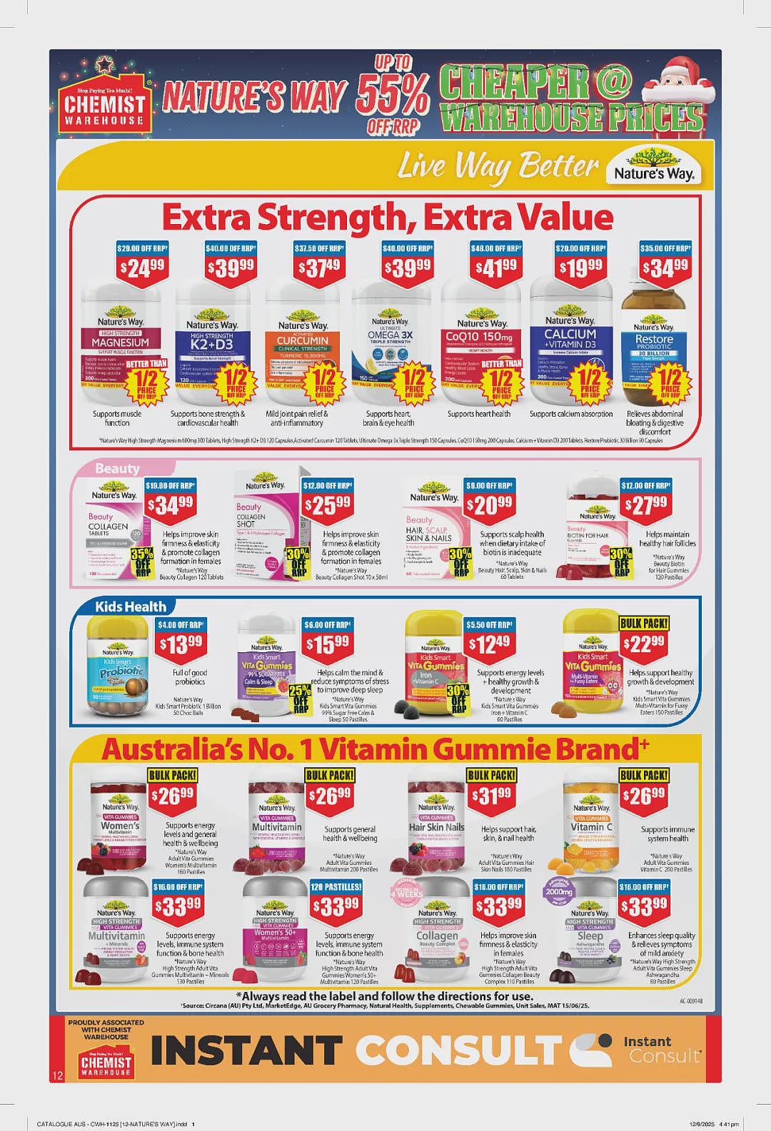 又逢大量半价!【Chemist Warehouse】药店 10月30日至11月12日优惠目录(组图) - 12