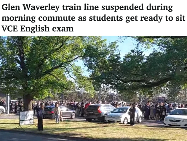 全崩了！墨尔本火车线突发瘫痪，数万VCE考生赴考路傻眼，AI揭秘5大科目“潜规则”（组图） - 1