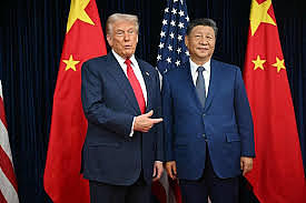 习近平同美国总统特朗普在釜山举行会晤（图） - 1