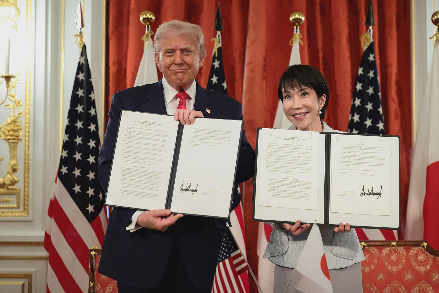 特朗普高市早苗“恩爱秀”,十张亲密图,中媒直呼刺眼(组图) - 9