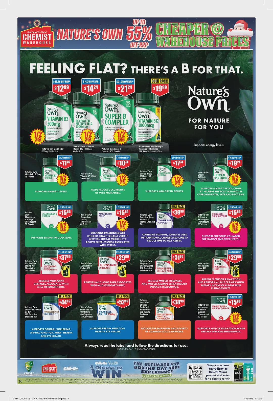 又逢大量半价!【Chemist Warehouse】药店 10月30日至11月12日优惠目录(组图) - 10