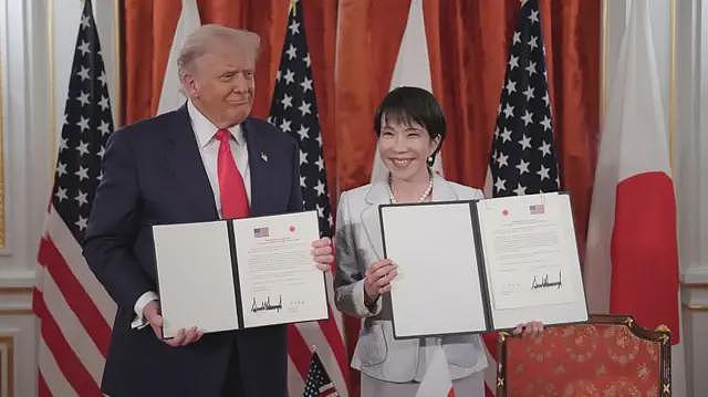 特朗普访日观察：稀土、诺贝尔奖提名与欢呼，午餐的日本食材和美国大米（组图） - 1