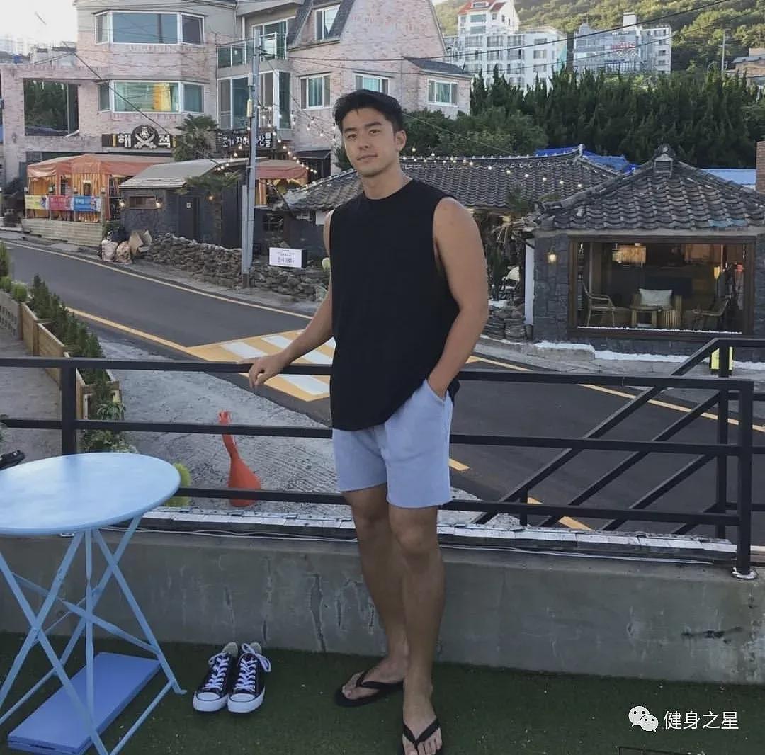 【帅哥】男生健身能帅到什么程度？倒三角身材公狗腰，我爱了（组图） - 3