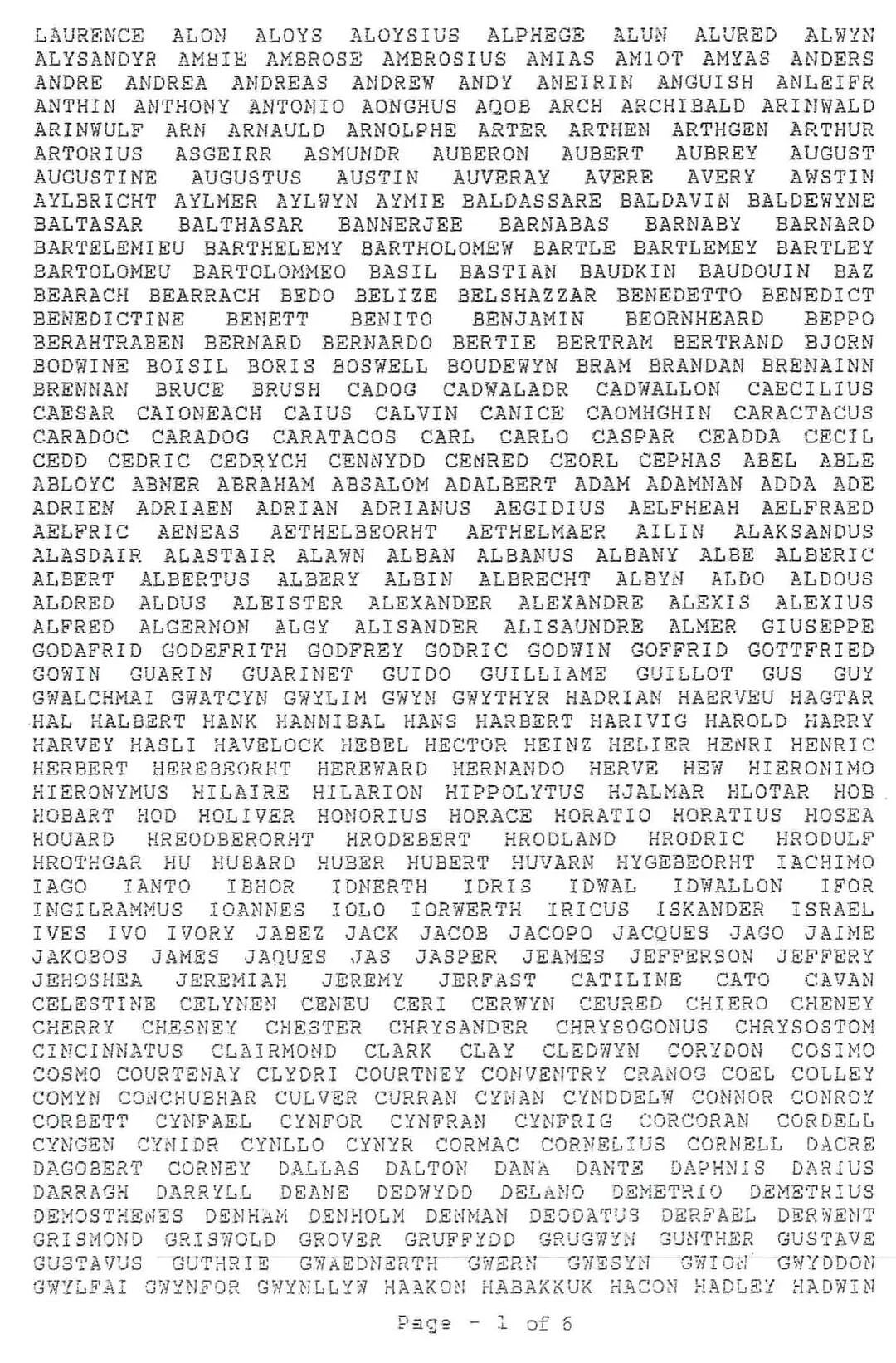 世界纪录最长名字！33年无人能破，2310个中间名，新西兰男子因名字太长上法庭，婚礼上主持人名字念了20分钟（组图） - 4
