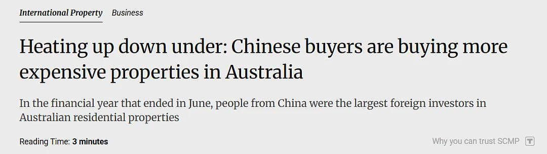 有大事发生？大批中国人，突然澳洲买房（组图） - 1