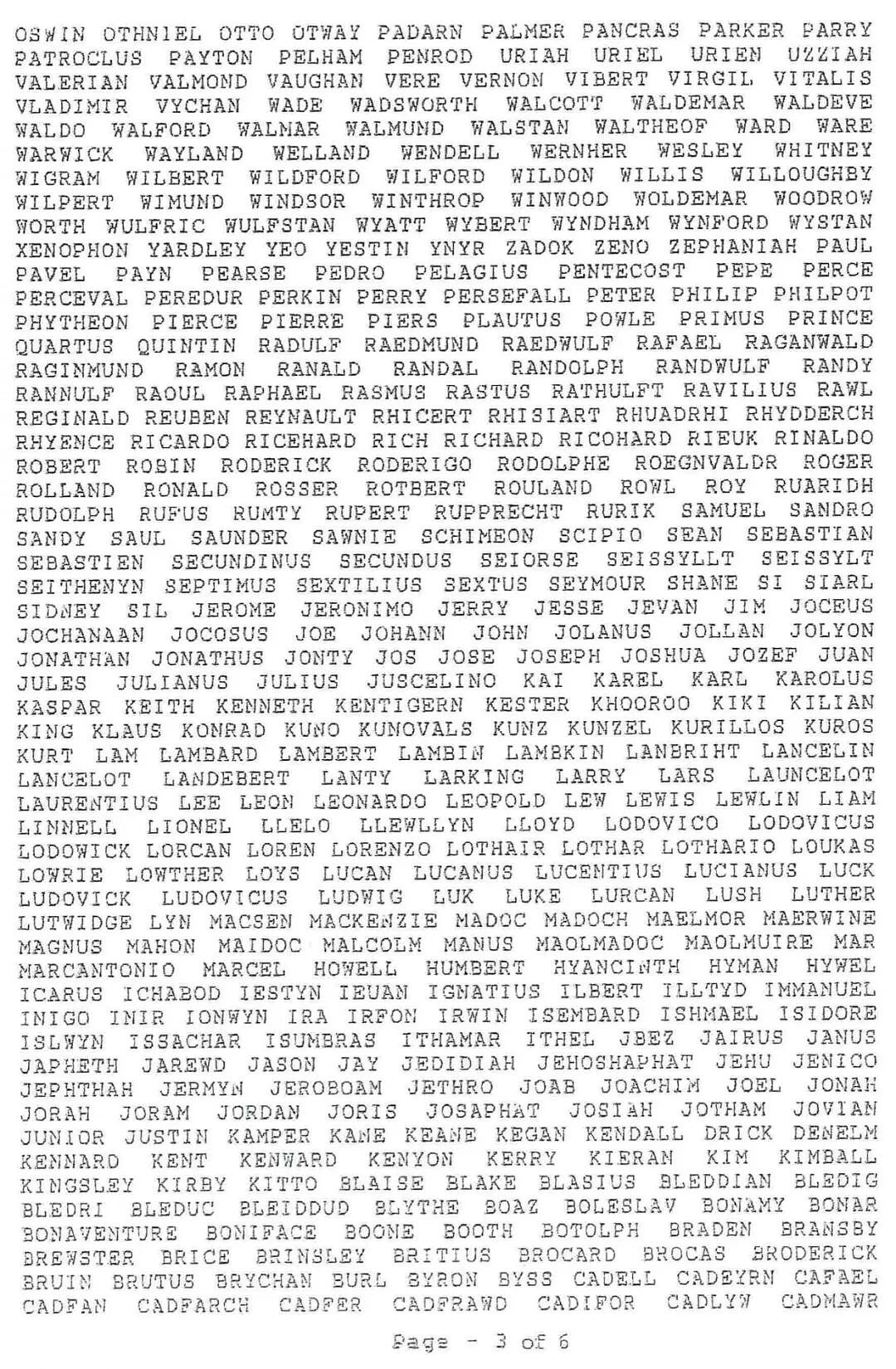 世界纪录最长名字！33年无人能破，2310个中间名，新西兰男子因名字太长上法庭，婚礼上主持人名字念了20分钟（组图） - 6