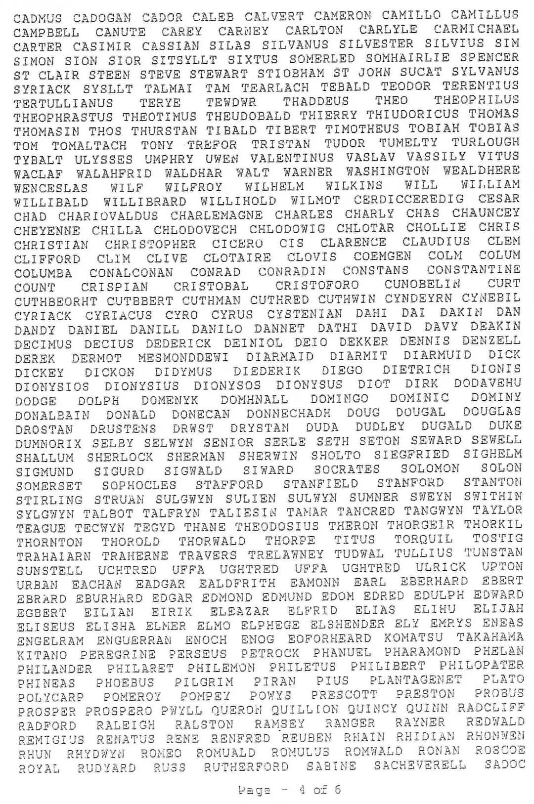 世界纪录最长名字！33年无人能破，2310个中间名，新西兰男子因名字太长上法庭，婚礼上主持人名字念了20分钟（组图） - 7