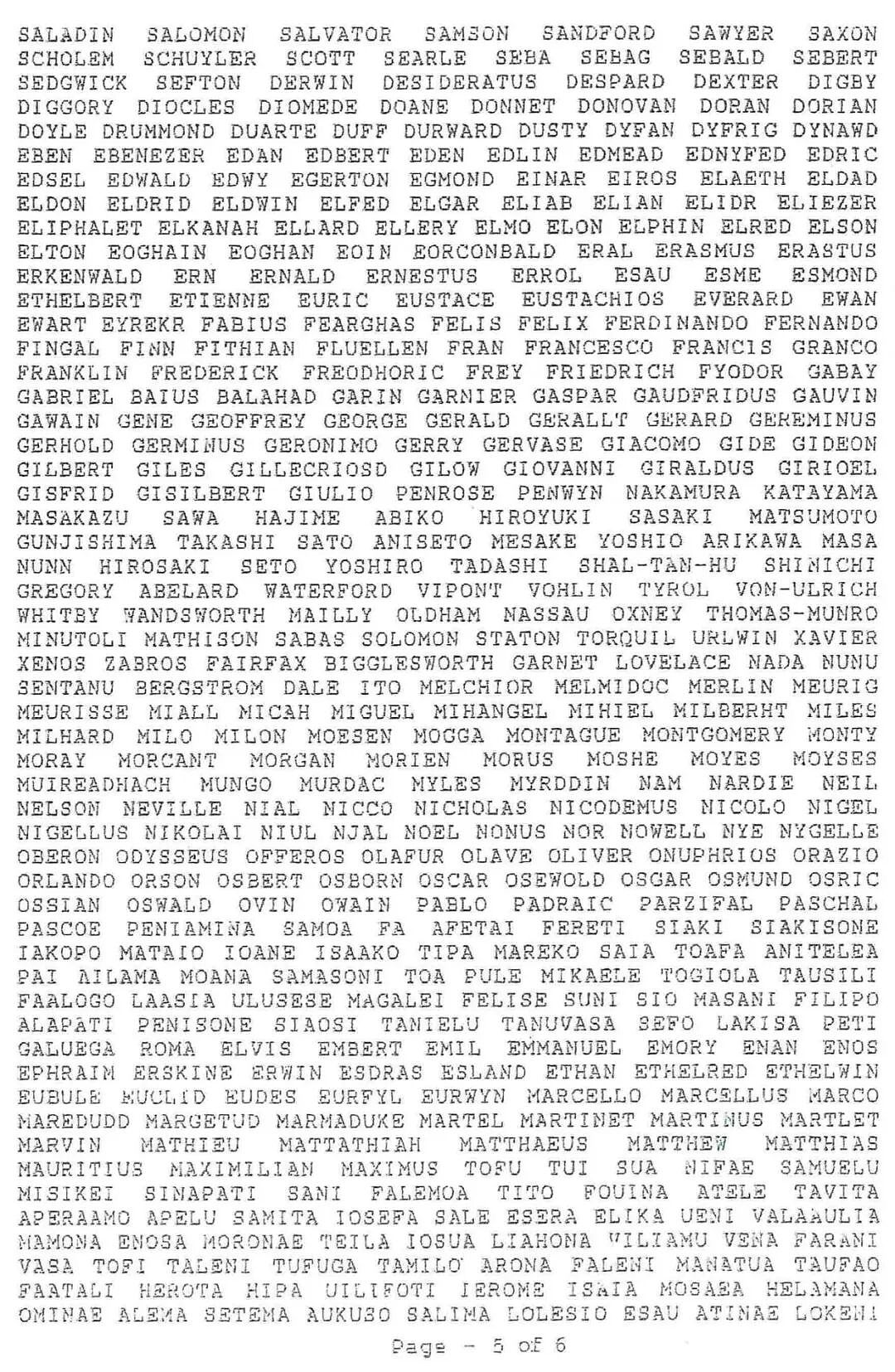 世界纪录最长名字！33年无人能破，2310个中间名，新西兰男子因名字太长上法庭，婚礼上主持人名字念了20分钟（组图） - 8