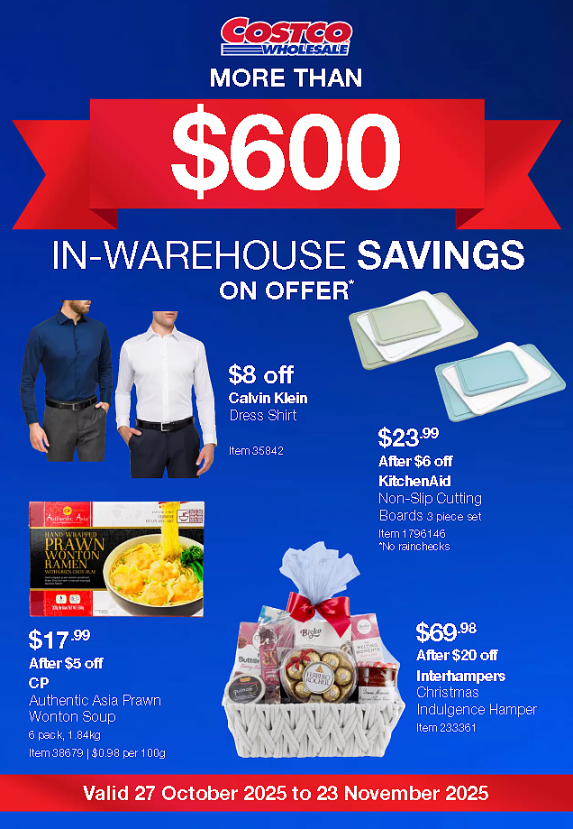 Costco 最新店内折扣！云鲸拖扫一体机省$200，鲜虾云吞/橄榄油...都便宜了（组图） - 4