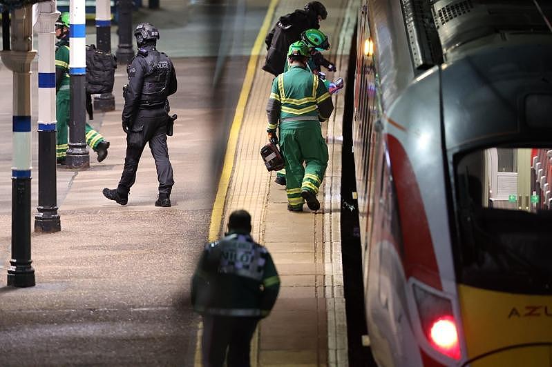 英国惊传火车砍人！9人伤重命危，2嫌落网，目击者曝光逃命瞬间（视频/图） - 1