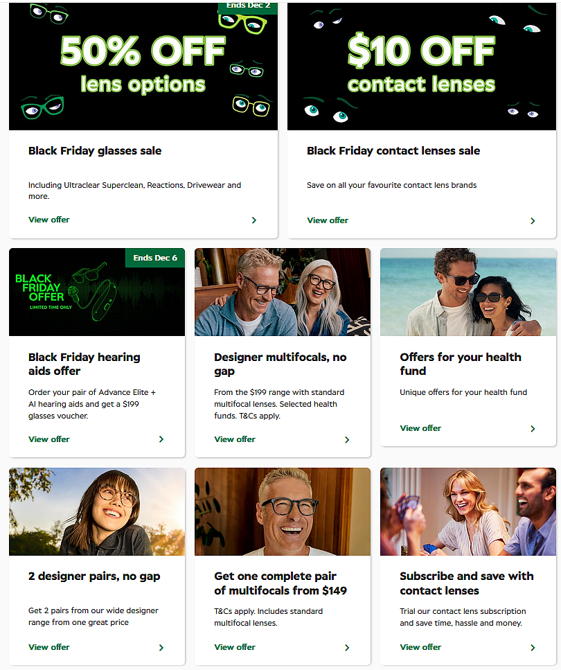 黑五活动开始！【Specsavers】镜片半价（组图） - 1