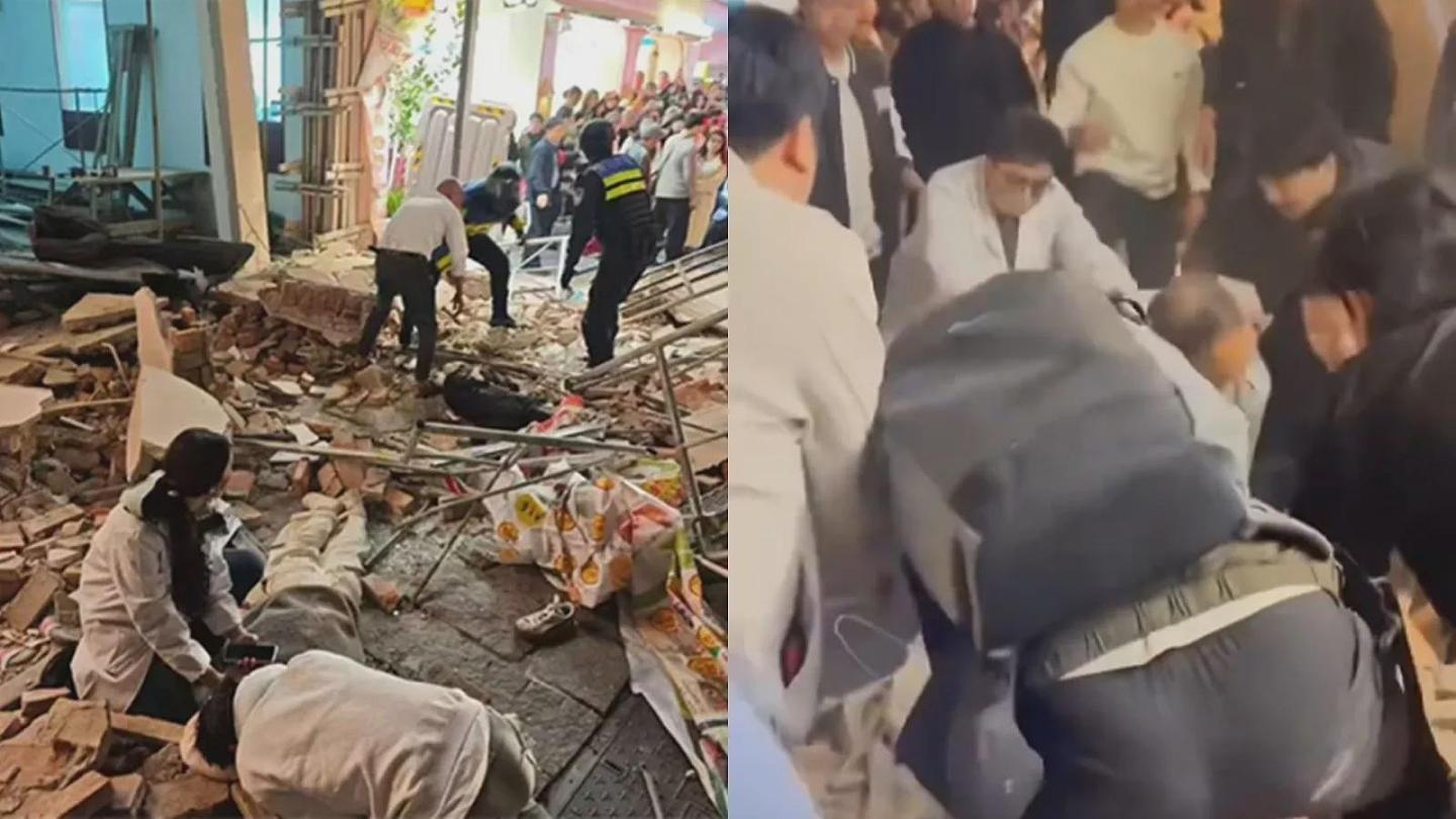 长沙知名街巷墙体突然倒塌，2名女孩已确认遇难（视频/组图） - 2