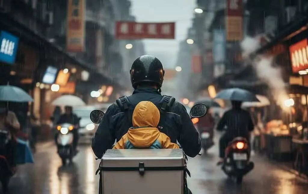 外卖箱里长大的娃:单亲父母的生死时速(组图) - 1