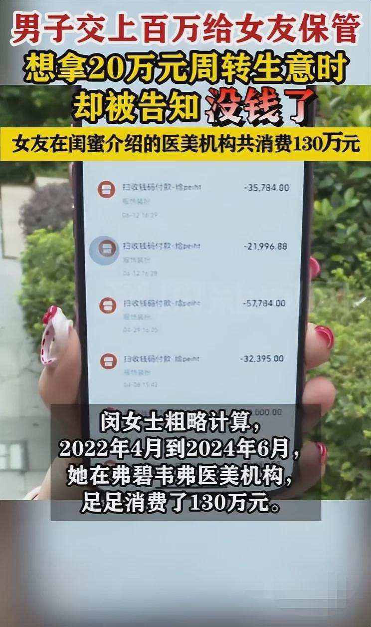 崩溃！男子将上百万资金交女友保管，结果女友花了200多万在脸上（组图） - 8