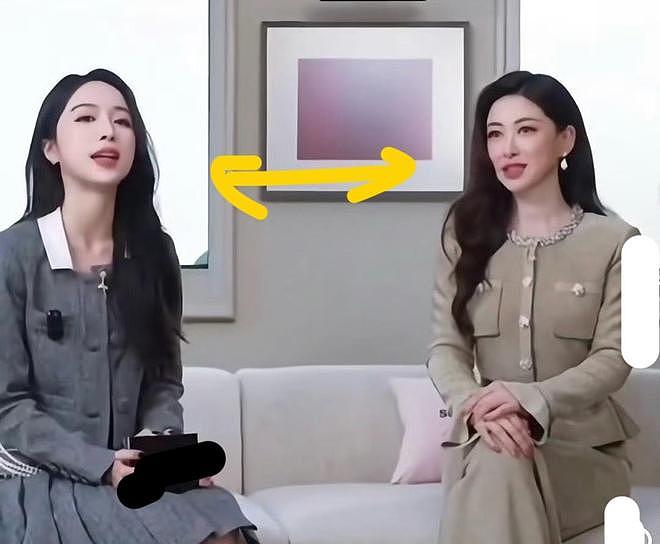翁清雅直播采访女明星朱珠多次卡壳？网友戏称是“社交翻车”现场（组图） - 1
