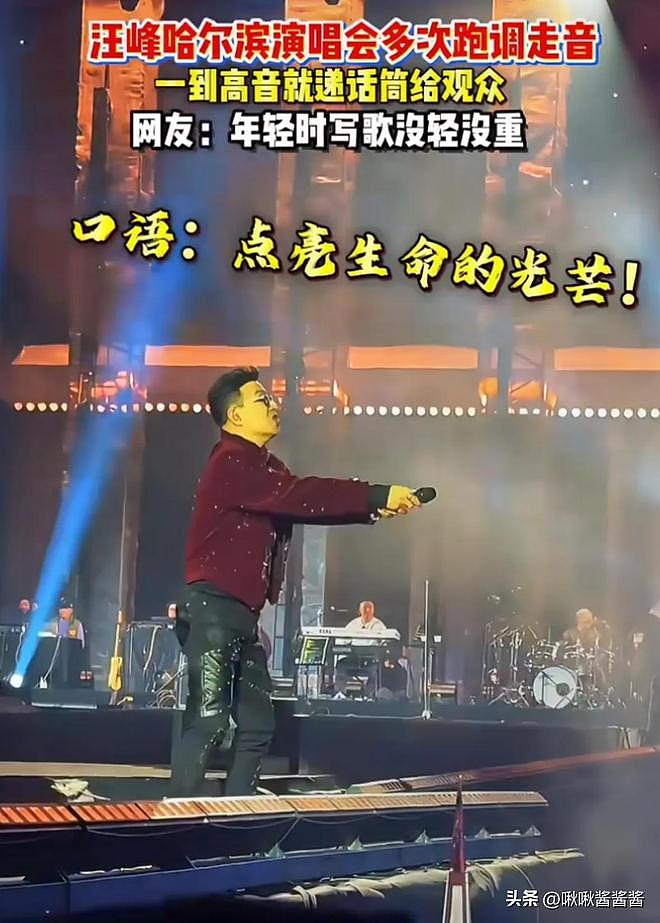 汪峰演唱会翻车被群嘲,葛荟婕:只往女人身上使劲,唱不上去正常(组图) - 13