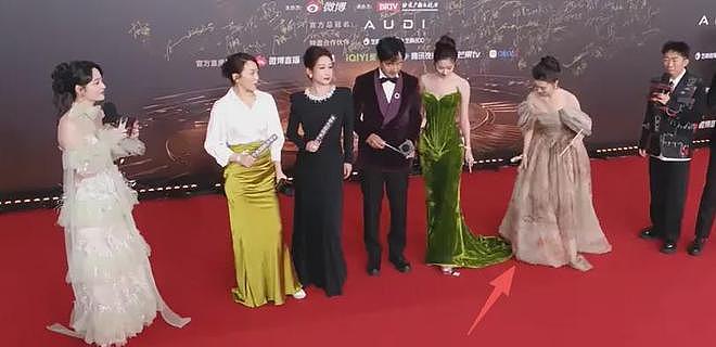 视界大会红毯尴尬瞬间!踩裙子、抢位置,太多人手忙脚乱出状况(组图) - 15