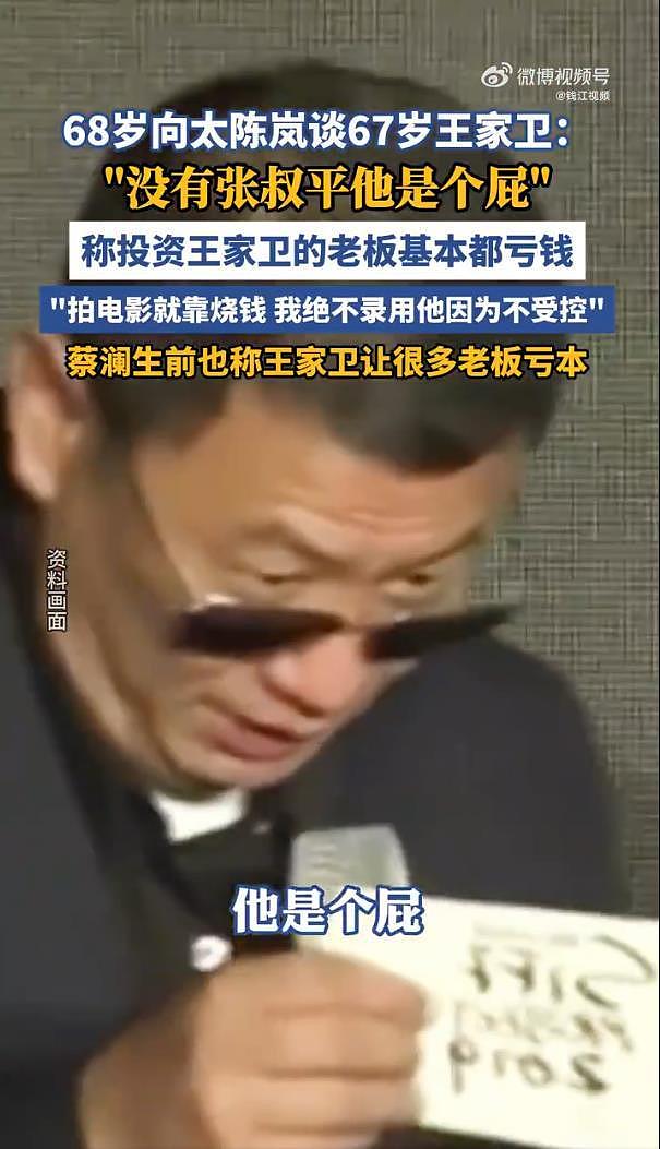 向太陈岚说王家卫没有张叔平就是个屁（组图） - 2